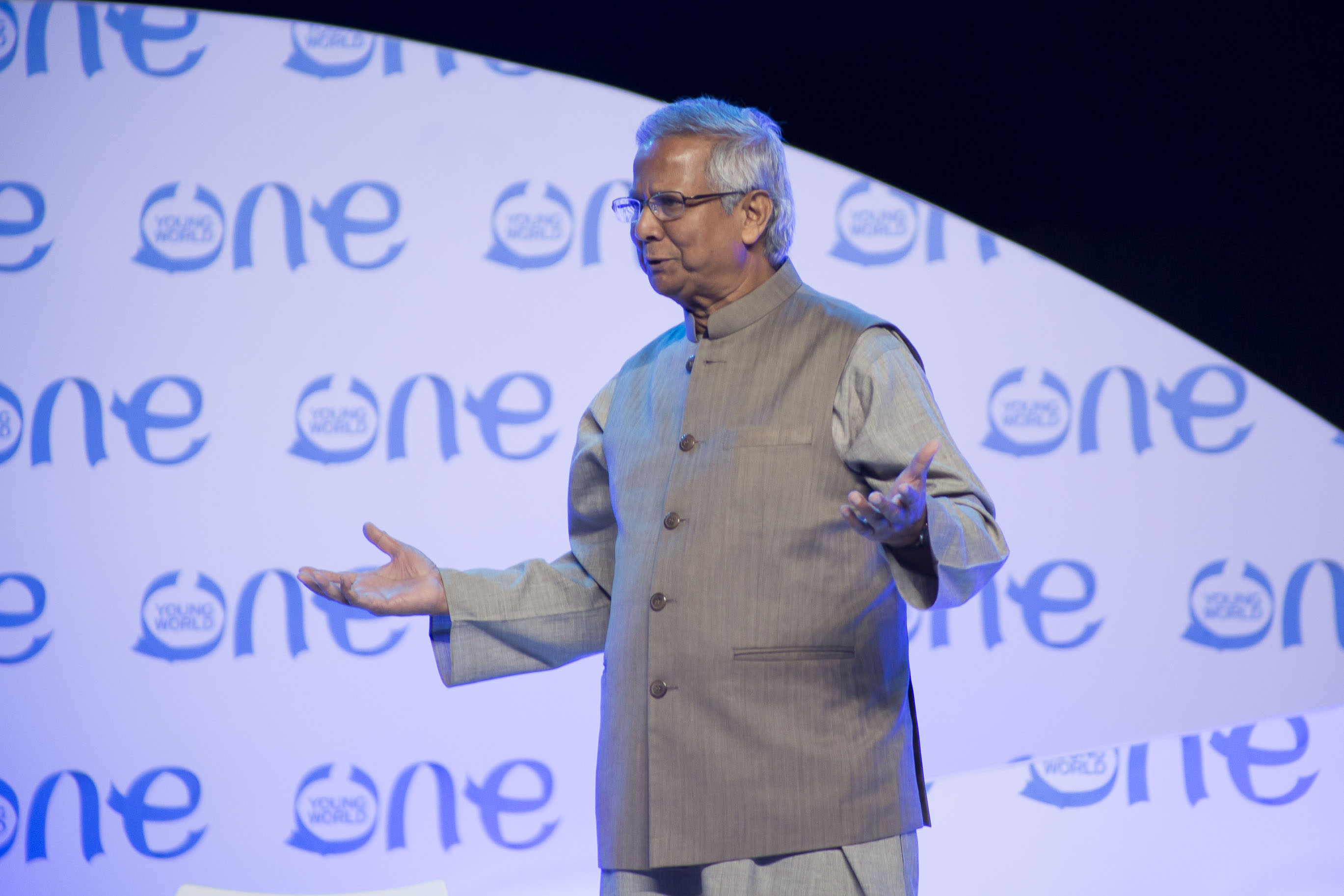 Professor Muhammad Yunus, Nobel Peace Prize, Laureate, One Young World, Economist