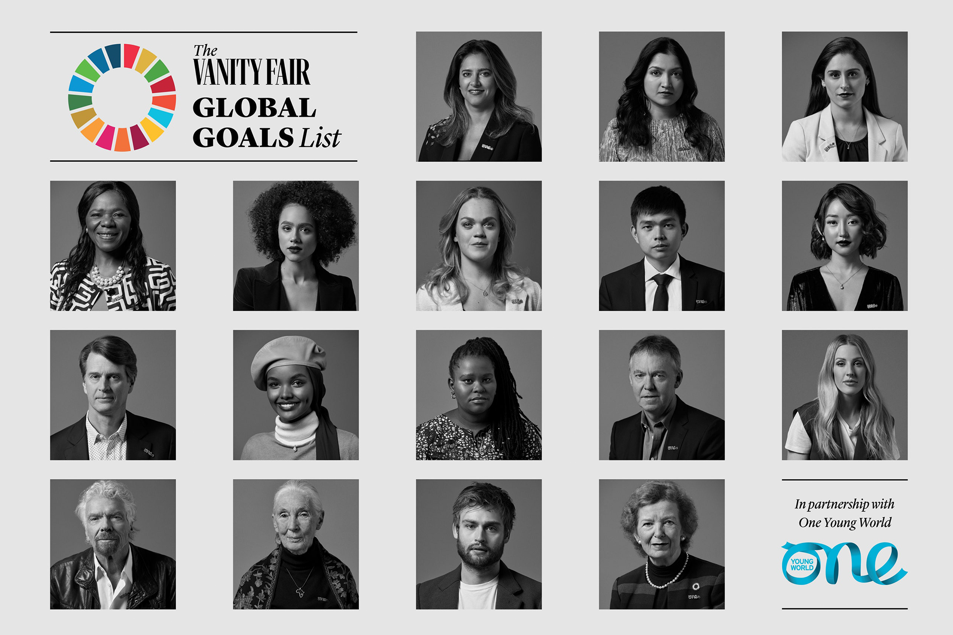 Vanity Fair Global Goals List