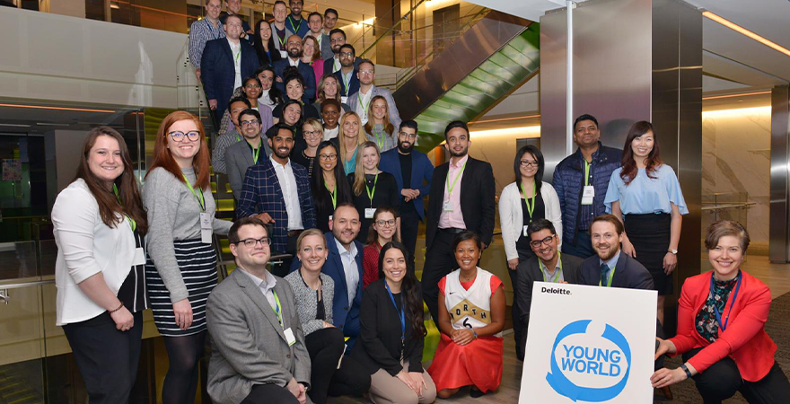 one young world, oyw, caucus, event, impact, torono, deloitte