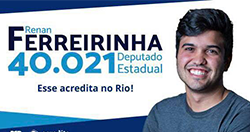 Renan Ferreirinha Carneiro, election, brazil, candidate, psb, education, corruption, rio, rio di janeiro
