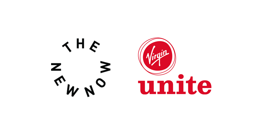 NewNow and Virgin Unite Logos